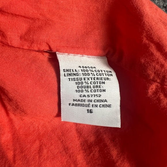 Alfred Sung Women's Orange Crewneck Sleeveless Square Eyelet Shift Dress Size 16 - Picture 12 of 12